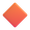 large orange diamond
